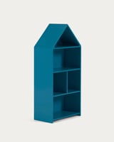 Kave Home Celeste Kinderhaus Regal in MDF blau 50 x 105 cm