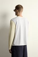 RELAXED-FIT-T-SHIRT IN BLOCKFARBEN