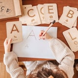 Sensorische Buchstabenkarten LIV