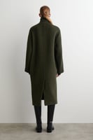 DOPPELREIHIGER LANGER OVERSIZED-MANTEL AUS WOLLE