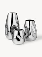 Mundgeblasene Glas-Vase Mirror, H 26 cm | Westwing
