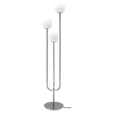 IKEA SIMRISHAMN Standleuchte, verchromt/opalweiß Glas