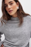 Round Neck Knitted Sweater