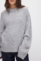 Round Neck Knitted Sweater