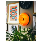 IKEA VARMBLIXT Tisch-/Wandleuchte, LED, orange
