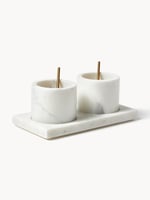Marmor-Servier-Set Agata, 5er-Set