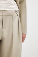 Mid Waist Suit Pants
