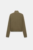 ZARA JACKE AUS 100 % WOLLE MIT REISSVERSCHLUSS