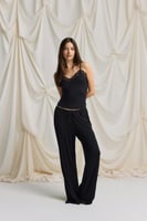 Soft lace loungewear singlet