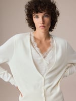 Reserved Cardigan mit Spitze