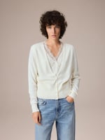 Reserved Cardigan mit Spitze