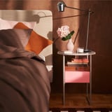 Ikea HAMPFLOCKEL Bettwäsche-Set, 2-teilig - braun 155x220/80x80 cm