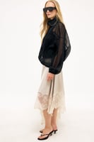 Lace Midi Skirt