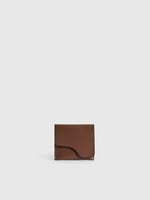 ATP Atelier Olba Cannella/Contrast Stitch Leather Wallet