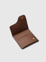 ATP Atelier Olba Cannella/Contrast Stitch Leather Wallet