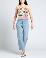 GANNI Top Rosa