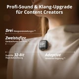 DJI Mic 3 Wireless Microphone | Mini-Mikrofon f. iPhone/Kamera/Android, ultraleicht, adaptive Gain-Steuerung, Dualband-Anti-Interferenz, 28 Std. Nutz., Vlog