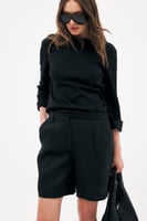 Tailored Linen Shorts