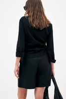 Tailored Linen Shorts