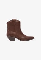 Cowboy-/Bikerstiefelette - brown