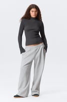 Lange, schwere Sweatpants in lockerer Passform