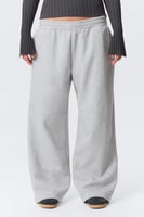 Lange, schwere Sweatpants in lockerer Passform