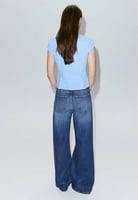 MANGO - Button-down blouse - light blue