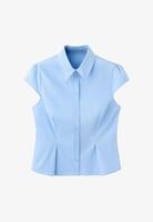 MANGO - Button-down blouse - light blue