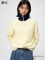 UNIQLO Baumwolle Pullover (soft, Rundhals) für Erwachsene