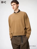 UNIQLO Baumwolle Pullover (soft, Rundhals) für Erwachsene