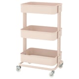IKEA RÅSKOG Servierwagen - rosa 35x45x77 cm, Bild 1 von 4