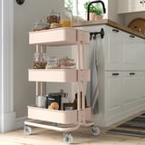 IKEA RÅSKOG Servierwagen - rosa 35x45x77 cm, Bild 2 von 4