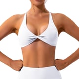 Litthing Women's Backless Sports Bra