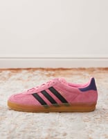 adidas Originals – Gazelle Indoor – Sneaker in Rosa und Schwarz mit Gummisohle