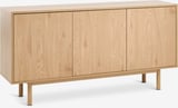 JYSK Sideboard ALSTED 3 Türen Eiche naturnfarbe