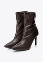 WITTCHEN WOMEN'S STILETTO ANKLE BOOTS WITH FITTED SHAPE - High Heel Stiefelette - dark brown, image 2 of 4