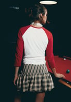 Baseball-Shirt mit 3/4-Ärmeln