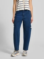 Karo Kauer Barrel Jeans mit seitlichen Cut Outs - Blau, image 4 of 4