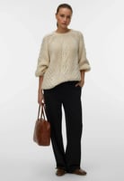 Vero Moda KNITTED PULLOVER VMMIRANDA KNITTED PULLOVER - Strickpullover - birch, image 2 of 4