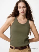 UNIQLO BH-Top (gerippt, Racerback), Rosa, image 3 of 4