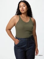 UNIQLO BH-Top (gerippt, Racerback), Rosa, image 4 of 4