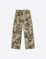 Bershka Straight-Fit-Hose mit Print