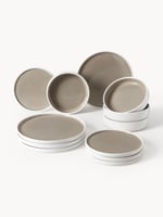 Westwing Geschirr-Set Ginger, 4 Personen, 12er-Set