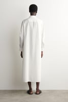 COS fließendes Hemdkleid in Midilänge 
