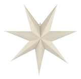 Bare Adventsstern weiß, 60cm