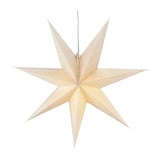 Bare Adventsstern weiß, 60cm