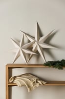 Bare Adventsstern weiß, 60cm