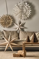 Bare Adventsstern weiß, 60cm