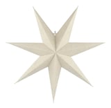 Bare Adventsstern weiß, 60cm