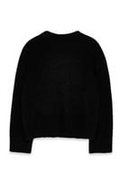 Strickpullover aus Wollmischung mit Rundhalsausschnitt